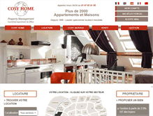Tablet Screenshot of cosyhome.net